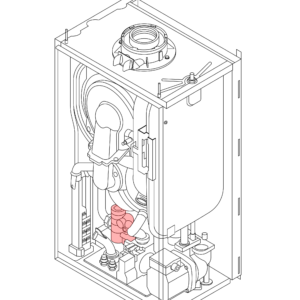 7683969 - BAXI - 600 Range - 624 - Diverter Valve Assembly